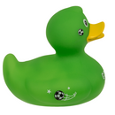 Fußball Quietsche-Ente, ca. 10 cm,