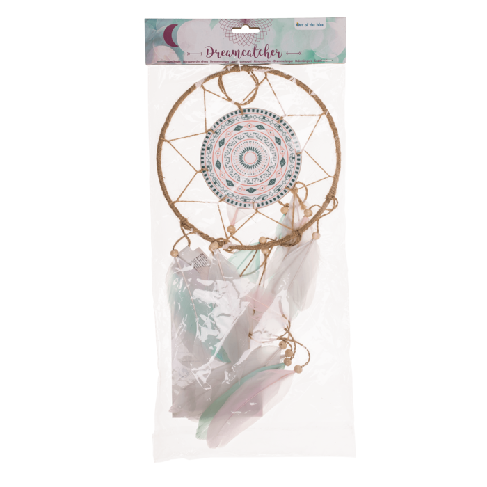 Traumfänger mit Mandala & pastellfarbenen