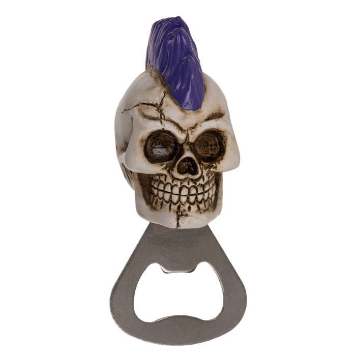 Metall-Flaschenöffner, Totenkopf,