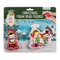 Weihnachtsschaumknete, 4er-Set,