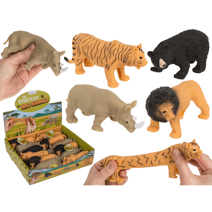 Stretch-Wildtiere, 13 cm,