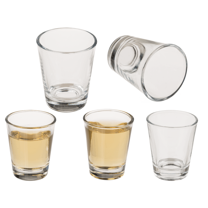 Trinkspiel, Tisch-Curling,