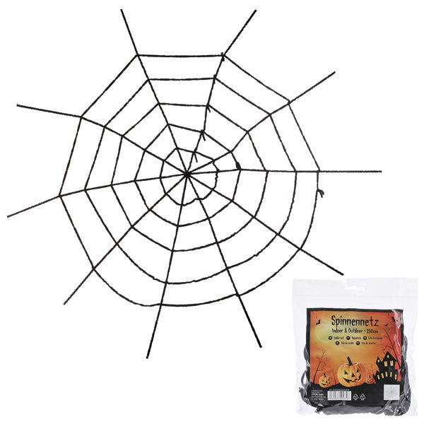 Spinnennetz "Gigant", schwarz, gr., ca. 150cm