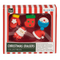 Weihnachts-Radiergummis, Collectibles, 5er-Set,