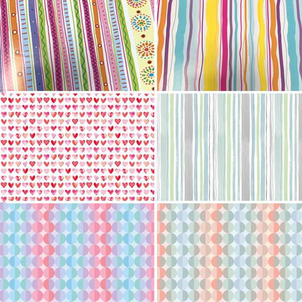 Geschenkpapier 70x200cm "Everyday" 6/sort.