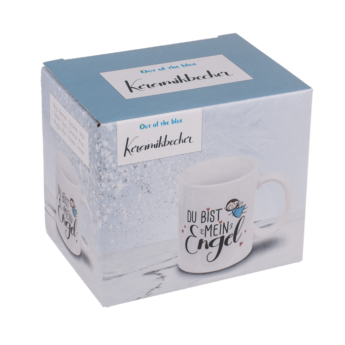 Becher, Du bist mein Engel, 9 x 8 cm, 300  ml,