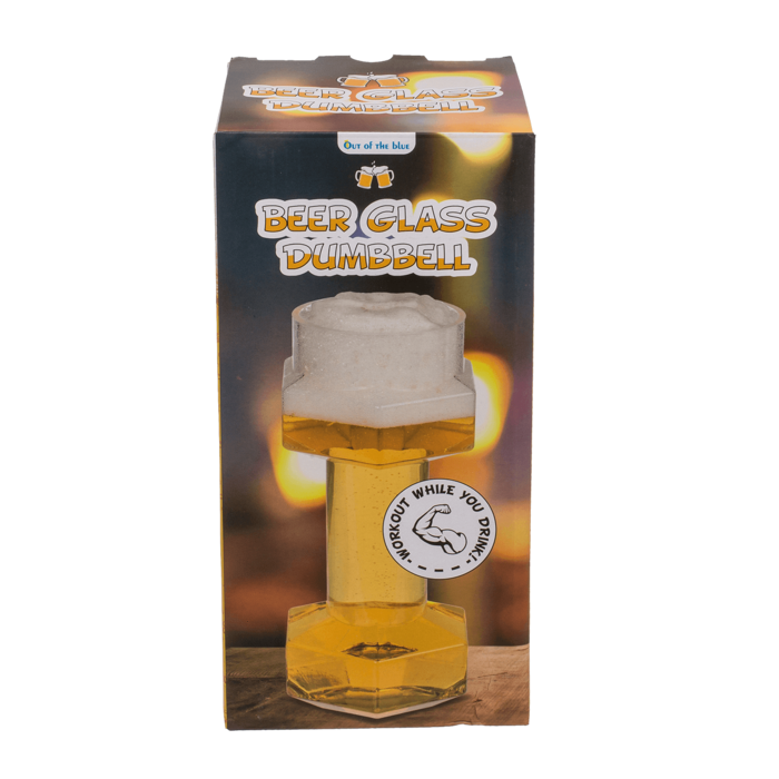 Bierglas, Hantel, 22 cm,