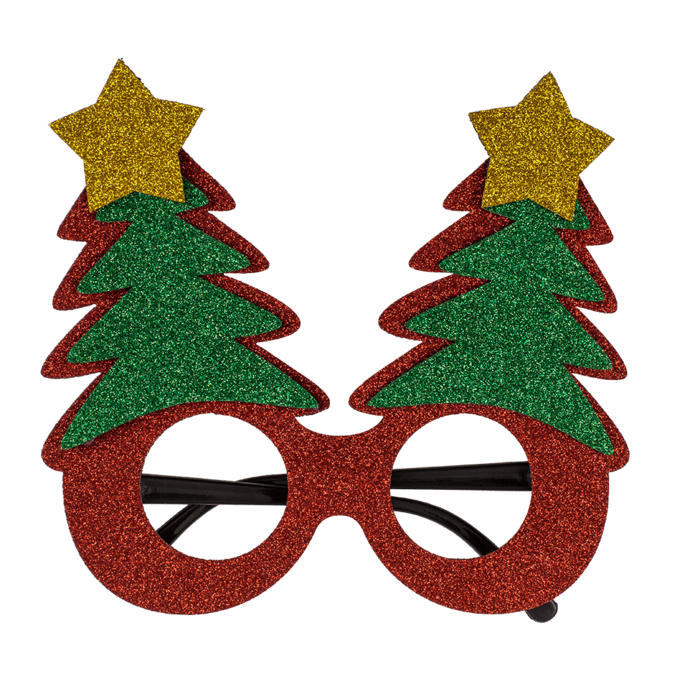 Spaß-Brille, Weihnachten, ca. 16 x 12 cm,