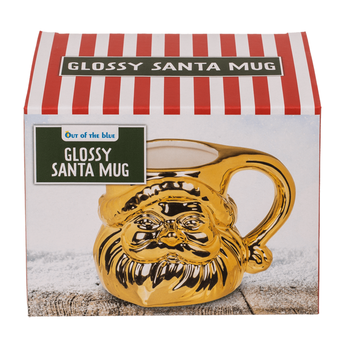 Dolomite-Becher, Glossy Santa, 10 x 12cm, 380ml,