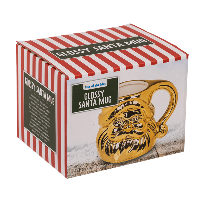 Dolomite-Becher, Glossy Santa, 10 x 12cm, 380ml,