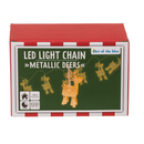 3D-LED-Lichterkette,Metallic Deers,