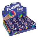 Plüsch-Quetsch-Ball, Regenbogen, 7,5 cm,