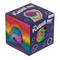 Plüsch-Quetsch-Ball, Regenbogen, 7,5 cm,