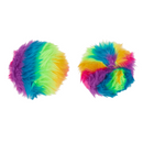 Plüsch-Quetsch-Ball, Regenbogen, 7,5 cm,