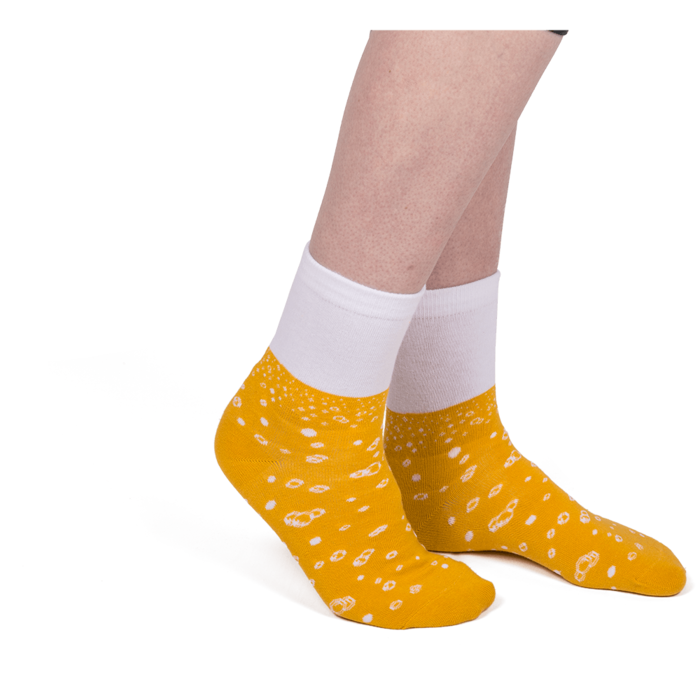 Socken, Bier, Einheitsgröße, 76% Baumwolle,