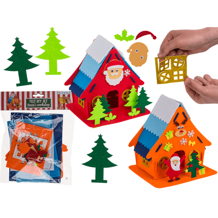 DIY-Set, Santa´s Workshop, Bastel-Filz,