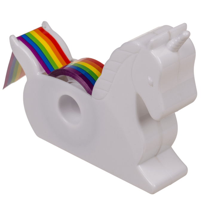 Einhorn-Abroller, mit Einhorn-Klebeband,