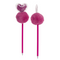 Kugelschreiber, Glitzerherz Pom Pom,