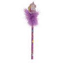 Bleistift mit Radiergummi, Flauschiges Einhorn,