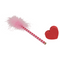Bleistift mit Radiergummi, Flauschiges Herz,