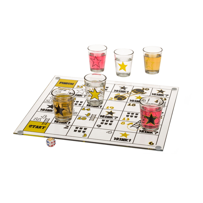 Trinkspiel, Schlangen und Leitern,
