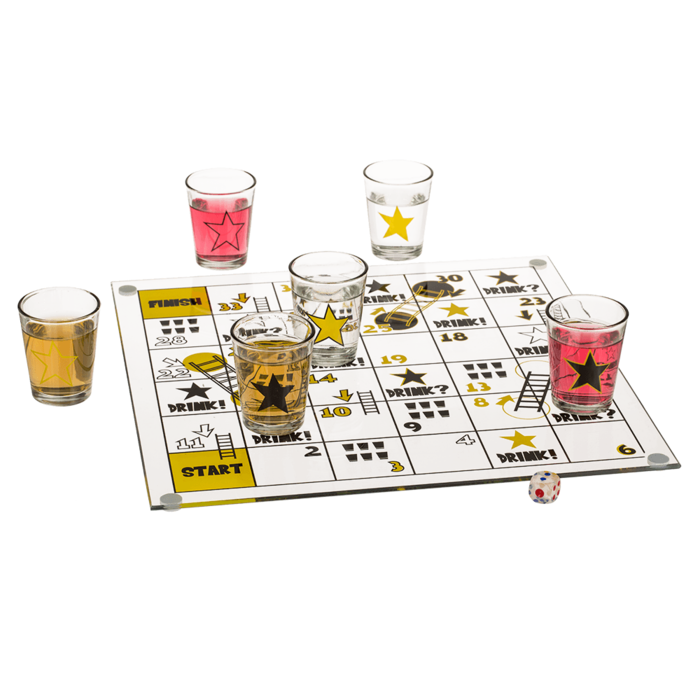Trinkspiel, Schlangen und Leitern,