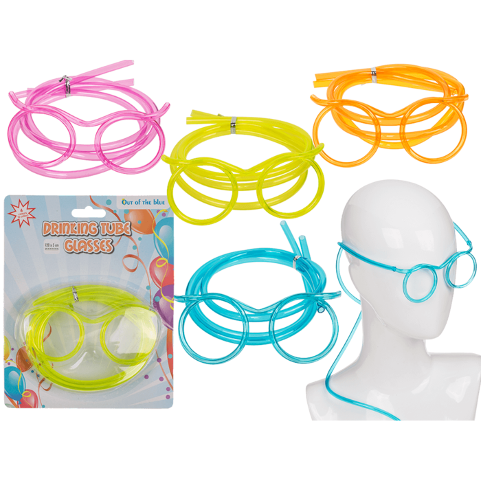 Trink-Schlauch, Brille,