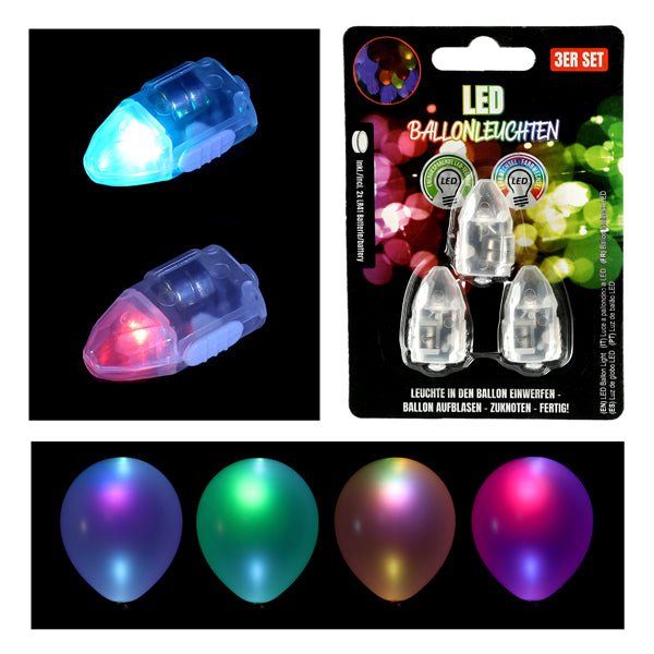 LED Ballonleuchten , 3er Set 