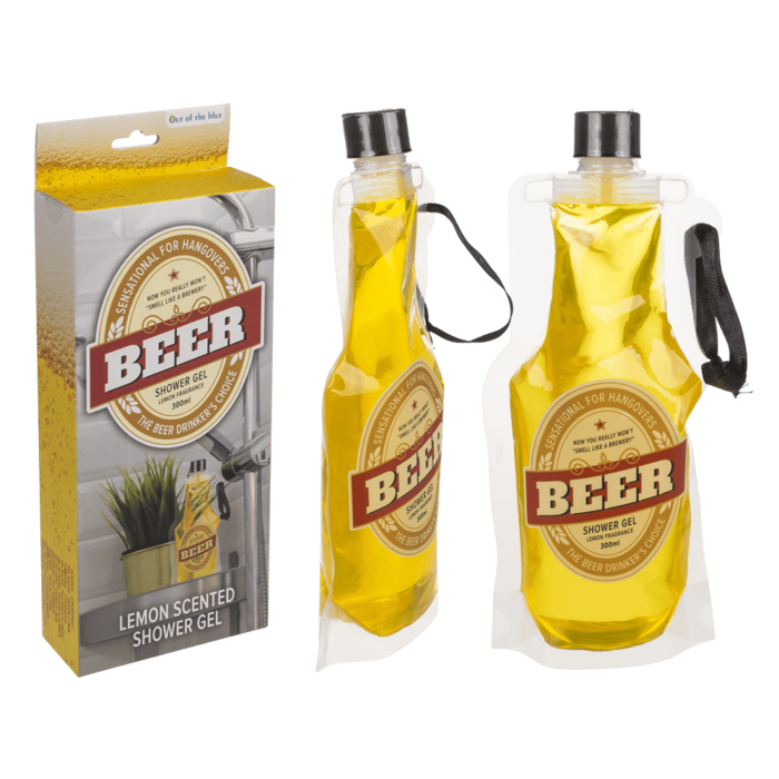 Duschgel, Bier, ca. 300 ml im PET-Beutel mit