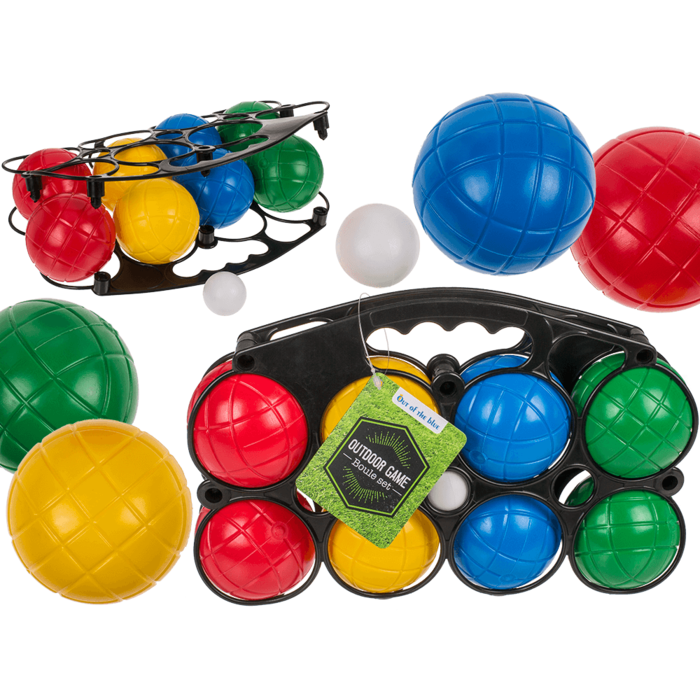 Boule-Set, D: X cm, mit Wasser gefüllt,