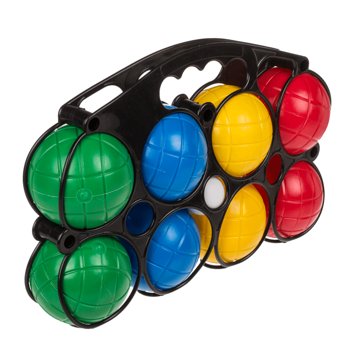 Boule-Set, D: X cm, mit Wasser gefüllt,
