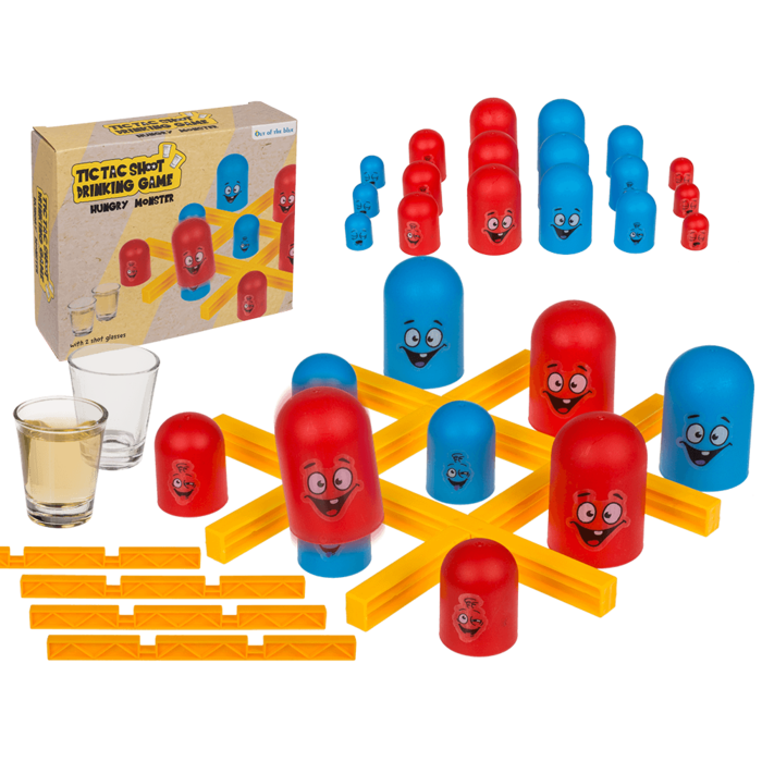 Trinkspiel, Tic Tac Toe, Hungriges Monster,