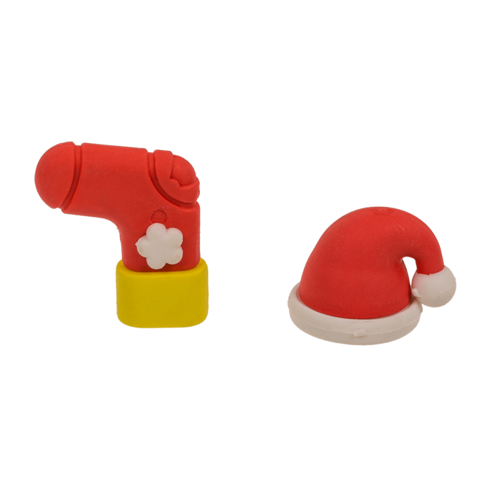 Weihnachts-Radiergummis, Collectibles, 5er-Set,