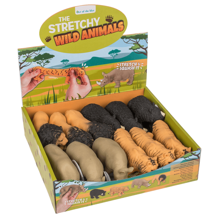 Stretch-Wildtiere, 13 cm,
