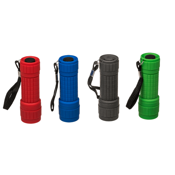 ABS-Taschenlampe mit COB-LED, ca.10 cm,