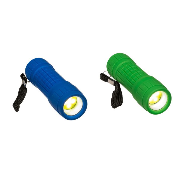 ABS-Taschenlampe mit COB-LED, ca.10 cm,