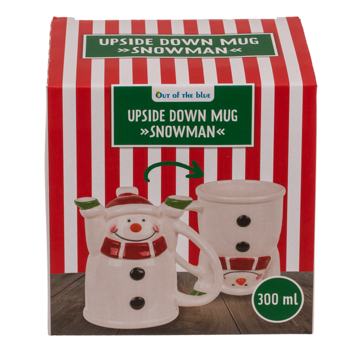 Becher, Weihnachtsmann & Schneemann,