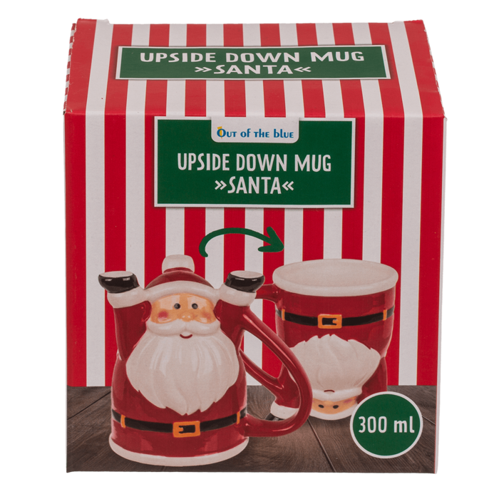 Becher, Weihnachtsmann & Schneemann,