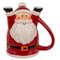Becher, Weihnachtsmann & Schneemann,