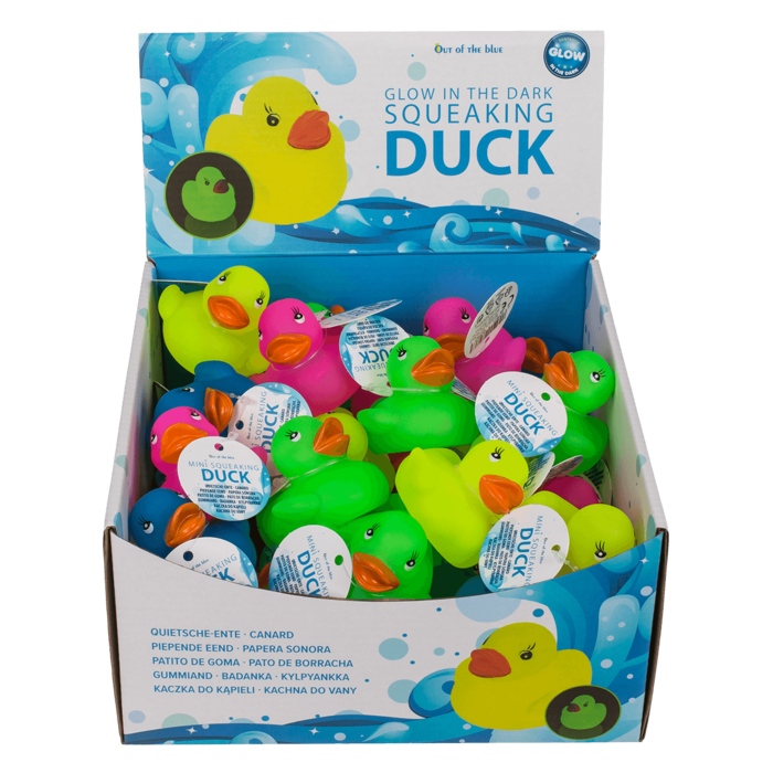 Mini-Quietsche-Ente, Glow in the Dark,