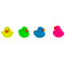 Mini-Quietsche-Ente, Glow in the Dark,