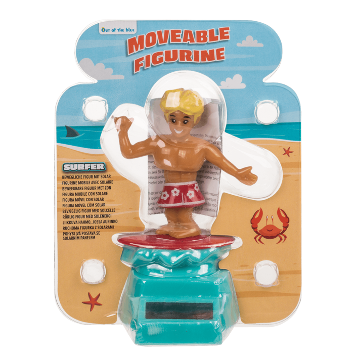 Bewegliche Figur, Surfer,
