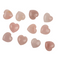 Rosenquartz in Herzform,
