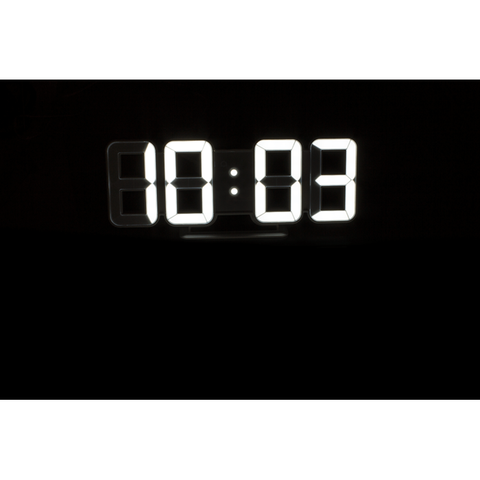 LED-Digitaluhr mit Alarmfunktion, Datums- &