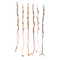 Textil-Armband mit Muscheln & Glasperlen,