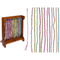 Textil-Armband, Pastel colours,