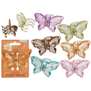 Acryl-Haarklammer, Schmetterling,