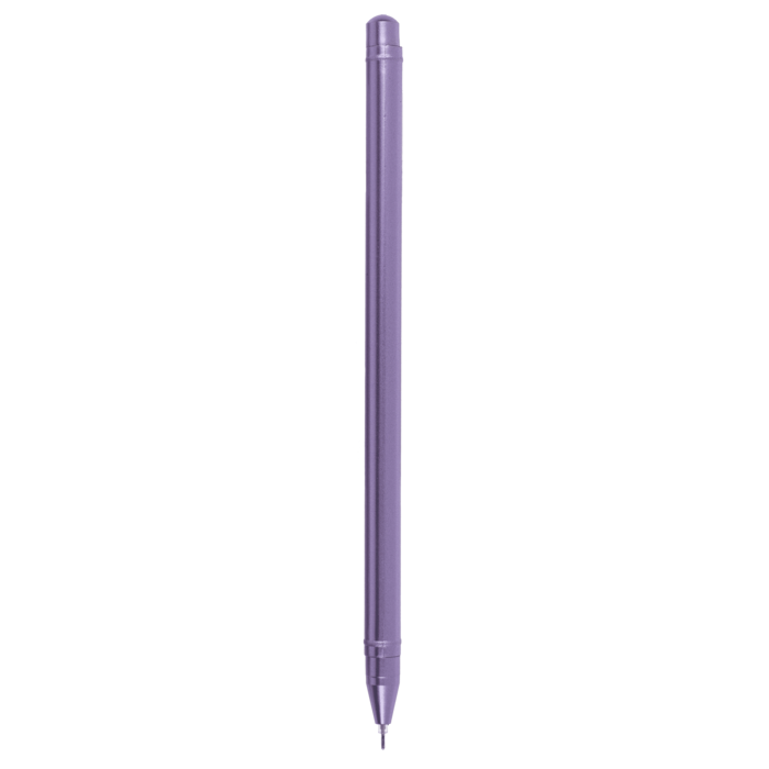 Kugelschreiber mit Dekostein, metallic-finish,