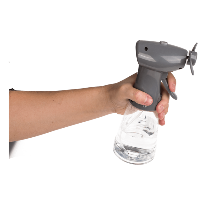 Ventilator mit Sprühflasche, ca. 22 cm,