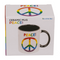 Becher, Peace, Steingut,